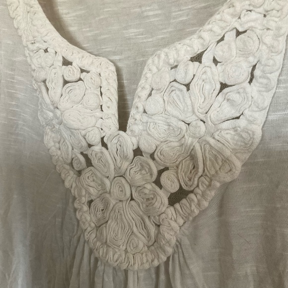Vintage Y2K Bohemian Milkmaid Prairie Top - Picture 2 of 6